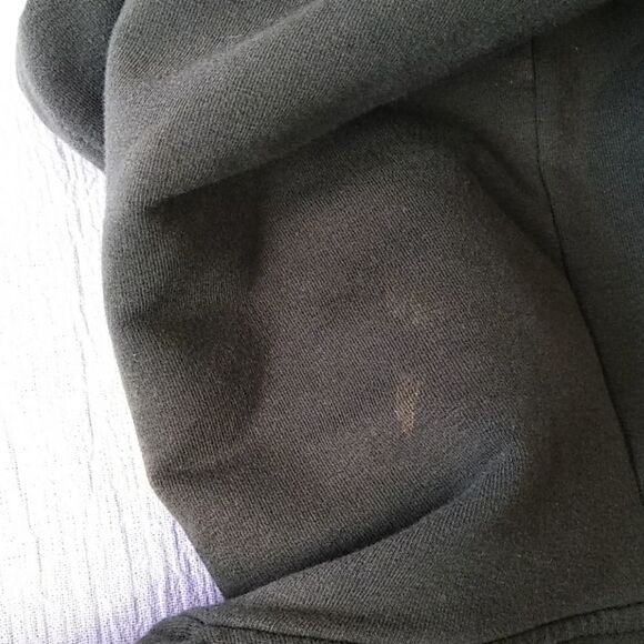 BCBG Y2K  Women Olive Green Bling green hooded jacket sz L - Picture 8 of 8